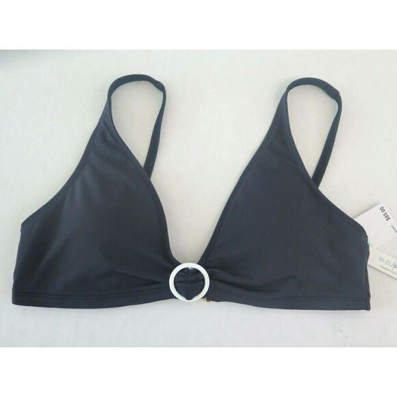 Bleu Rod Beattie Women’s Size 4 Buckle Up Black Bralette Bikini Top $85 - Picture 2 of 5